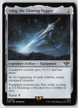 Sting, the Glinting Dagger The Lord of the Rings (250) Normal - MTG - LP - Image 1