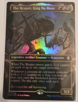 The Reaper, King No More (Borderless) Commander: Lorwyn Eclipsed Foil - Image 1