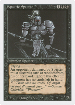 Hypnotic Specter (HP) Revised Edition 3ED Magic MTG - Image 1