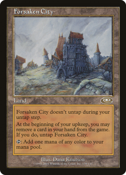 Forsaken City #139 (MP) Planeshift PLS Magic MTG - Image 1