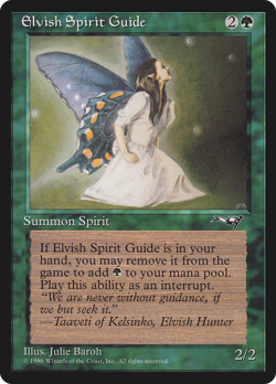 Elvish Spirit Guide #69 (MP) Alliances ALL Magic MTG - Image 1