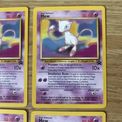 Original Pokemon Cards Mew 8 Black Star Promo x4 WOTC 1999/2000 TCG - Image 3