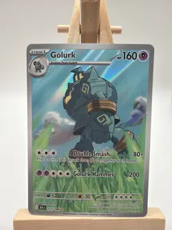 Golurk - 123/086 - Pokemon Black Bolt Illustration Rare NM - Image 1