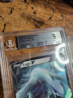 Pokemon Lugia V 138/195 Swsh12: Sword & Shield - Silver Tempest Holo BGS 9 MT - Image 2