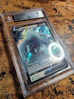 Pokemon Lugia V 138/195 Swsh12: Sword & Shield - Silver Tempest Holo BGS 9 MT - Image 3