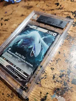 Pokemon Lugia V 138/195 Swsh12: Sword & Shield - Silver Tempest Holo BGS 9 MT - Image 4