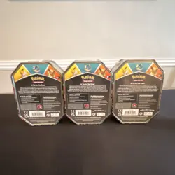 Pokemon TCG Flareon, Vaporeon, Jolteon Eevee Evolutions Tins - Image 2