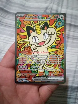 Meowth EX 121/88 SIR Near Mint *Pack Fresh* Pokemon TCG (Perfect Order) - Image 1