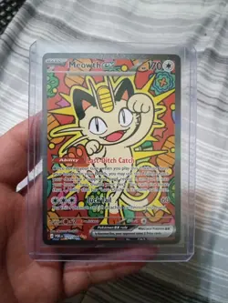 Meowth EX 121/88 SIR Near Mint *Pack Fresh* Pokemon TCG (Perfect Order) - Image 2