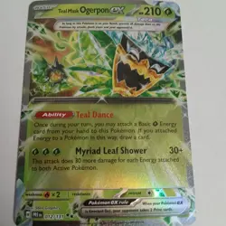 Pokemon Teal Mask Ogerpon ex 012/131 Prismatic Evolutions Double Rare Hol - Image 1