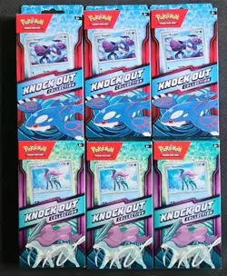 6 New Sealed Knock Out Collection Booster Packs Lot Pokemon TCG Suicune Kyogre - Image 1