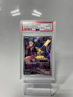 2025 POKEMON SVP EN-SV BLACK STAR PROMO #206 MARNIE'S MORPEKO PSA 10 - Image 1