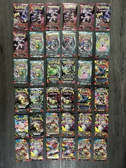 Pokemon 36 Booster Pack Lot Destined Rivals, Mega Evolution, + More New Sealed - Image 2