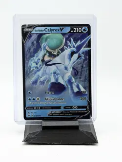 Pokemon TCG Chilling Reign Ice Rider Calyrex v 045/198 Full Art - Image 1