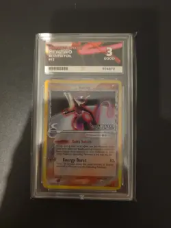 Pokemon TCG Mewtwo Reverse Holo Stamped 12/113 Ex Delta Species - ACE 3 - Image 1