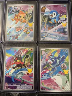 Pokemon First Partner's Illustration Collection Series 1 FULL SET (9) TCG NM - Image 4