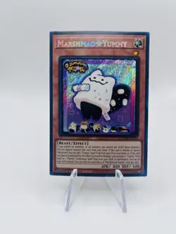 Marshmao Yummy DOOD-EN024 1st Edition Secret Rare Yugioh Tcg - Image 1