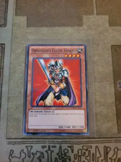 YUGIOH OBNOXIOUS CELTIC GUARD SDMY-EN018 COMMON 1ST ED NM - Image 1
