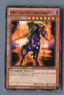 Swift Gaia the Fierce Knight LCYW-EN031 Legendary Collection 3: Yugi's World LP - Image 1