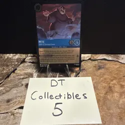 Disney Lorcana COLD FOIL Pete Ghost Of Christmas Future 154/204 Winterspell - Image 2