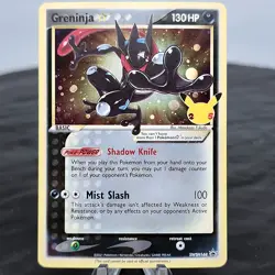 Greninja Star 25th Anniversary SWSH144 Pokemon Celebrations TCG Promo Card NM - Image 1