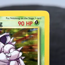 Nidoking Holo Rare 11/102 Base Set Pokemon Card WOTC 1999 Unlimited LP/NM ✨ - Image 4