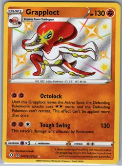 Grapploct SV073/SV122 Shining Fates: Shiny Vault - Pokemon Card - NM - Image 1