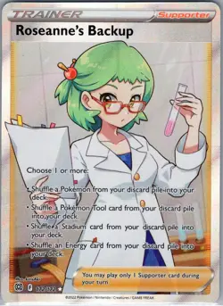 Roseanne's Backup (Full Art) 172/172 SWSH09: Brilliant Stars - Pokemon Card - NM - Image 1