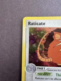 Pokemon TCG English Card ex Fire Red Leaf Green Raticate 48/112 Reverse Holo - Image 3