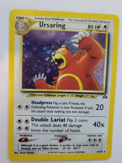 Ursaring Neo Holo Pokemon Card Base WOTC NM U - Image 1