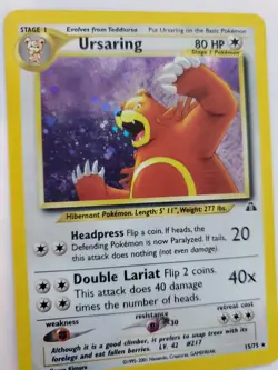 Ursaring Neo Holo Pokemon Card Base WOTC NM U - Image 5