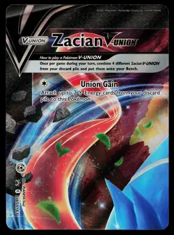 Pokemon Card Sword & Shield Promo Zacian V-UNION SWSH163 Promo - Image 1