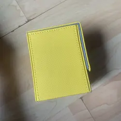 Mimikyu Yellow Faux Leather Deck Box Pokemon Magnetic Clasp Tcg Card Game Cards - Image 3