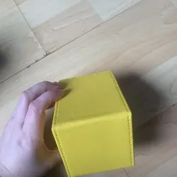 Mimikyu Yellow Faux Leather Deck Box Pokemon Magnetic Clasp Tcg Card Game Cards - Image 4