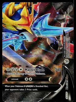 Pokemon Card Sword & Shield Promo Zacian V-UNION SWSH166 Promo - Image 1