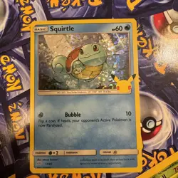 Squirtle 17/25 McDonald's 25th Anniversary Promo Holo NM Pokemon Card TCG - Image 1