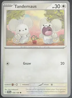 Tandemaus 159/198 Pokemon English Scarlet & Violet Base Set SV1en 2023 - Image 1
