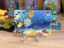 1999 Vintage Pocket Monsters Vending Prism - Psyduck, Lapras, Under The Sea #386 - Image 1