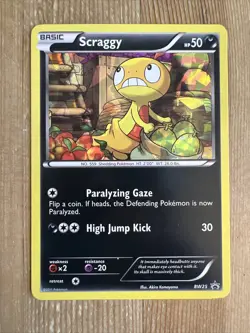 Scraggy (Cracked Ice Holo) - BW25 - Promotional NM/VLP English Pokemon Promo - Image 1