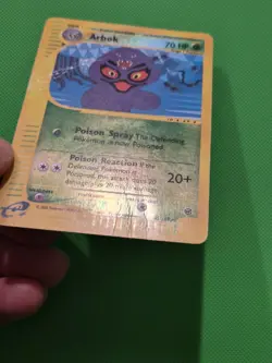 Pokemon TCG Arbok 035/165 Expedition Base Set Reverse Holo DMG - Image 3