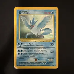Articuno 2/62 - Fossil Set - MP - Holo - Pokemon TCG - Vintage 1999 - Image 1