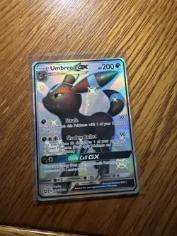 Pokemon Umbreon GX SV69/SV94 Sun & Moon Hidden Fates Shiny Vault Near Mint - Image 5