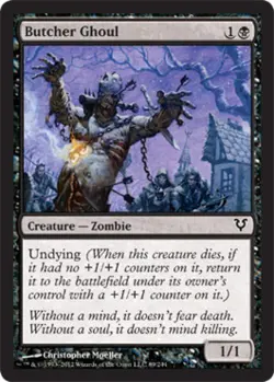 Butcher Ghoul -Foil Light Play MTG Avacyn Restored - Image 1