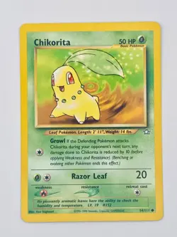 🇨🇦 CHIKORITA 54/111 COMMON NEO GENESIS POKEMON NM - Image 1