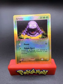 Pokemon Grimer 57/97 EX Dragon Reverse Holo E-Reader 2003 - MP - Image 1