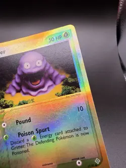 Pokemon Grimer 57/97 EX Dragon Reverse Holo E-Reader 2003 - MP - Image 2