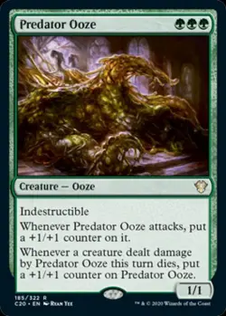 Predator Ooze - Light Play MTG Commander 2020 Ikoria - Image 1