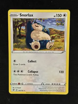 Pokemon - Snorlax 141/192 - Rebel Clash Non Holo - VLP - Image 1