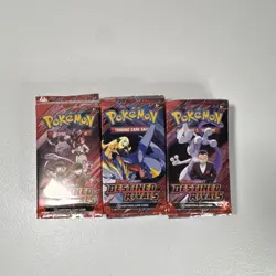Pokemon Scarlet & Violet Destined Rivals Booster Packs 24 OPENED Packs - Image 2