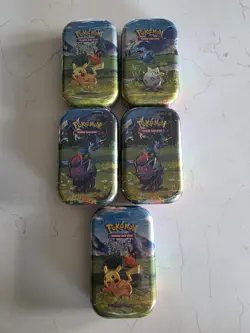 Pokemon TCG Mini Tin Box Set Sealed 5 Tins Ascended Heroes New/Sealed - Image 1